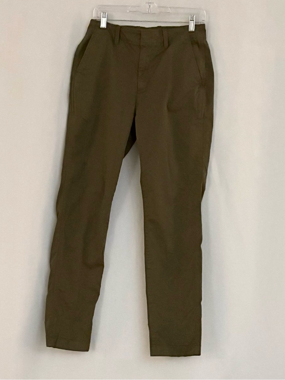 GAP Downtown Khaki Pants-Olive Green